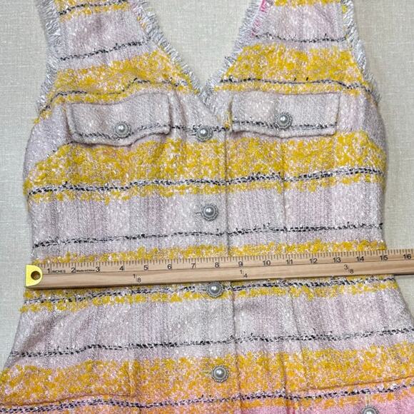 Anthropologie Maeve Sleeveless Tweed Mini Dress - Picture 8 of 11